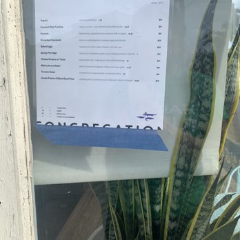 Congregation Coffee - New breakfast menu - Coffee & Tea Near Me - New Orleans, Louisiana