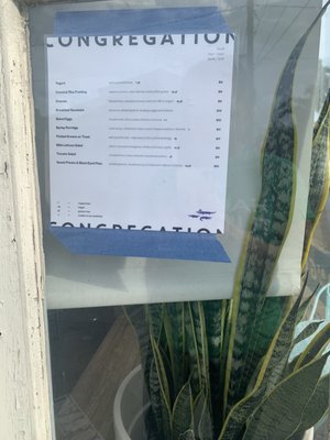 Menu photo 2 Congregation Coffee New Orleans, LA