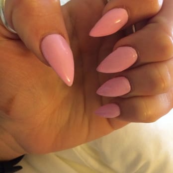 USA Nails - Pointed nail acrylic manicure. - Nail Salons Near Me - Findlay, Ohio