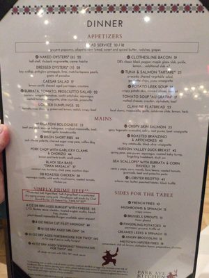 Menu photo 1 Park Ave Kitchen by David Burke New York, NY Menu photo 1 Park Ave Kitchen by David Burke New York, NY