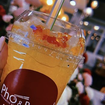 Pho & Beyond - Mango slush with boba - Vietnamese Near Me - Las Vegas, Nevada Pho & Beyond - Mango slush with boba - Vietnamese Near Me - Las Vegas, Nevada