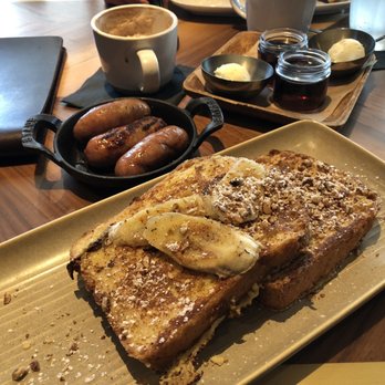 Saint & Second - Tres Leches French Toast and Pork Sausage - New American Near Me - Long Beach, California Saint & Second - Tres Leches French Toast and Pork Sausage - New American Near Me - Long Beach, California