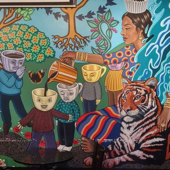 Jim & Patty's Coffee - Mural at Jim & Patty's Coffee - Coffee & Tea Near Me - Beaverton, Oregon
