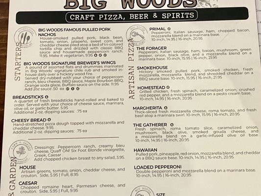 Menu photo 4 Big Woods Pizza - Edinburgh Edinburgh, IN Menu photo 4 Big Woods Pizza - Edinburgh Edinburgh, IN