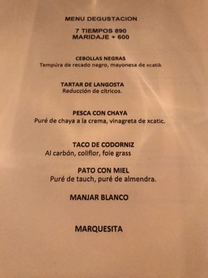 Menu photo 3 Néctar Mérida, YUC Menu photo 3 Néctar Mérida, YUC