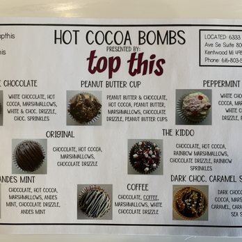 TopThis - Hot cocoa bombs - Ice Cream & Frozen Yogurt Near Me - Grand Rapids, Michigan TopThis - Hot cocoa bombs - Ice Cream & Frozen Yogurt Near Me - Grand Rapids, Michigan