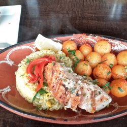 Toma La - This nicely prepared slab of salmon over rice and those potatoes hit the spot. To that, add that pastel de nata and Sumol maracuja flavor.