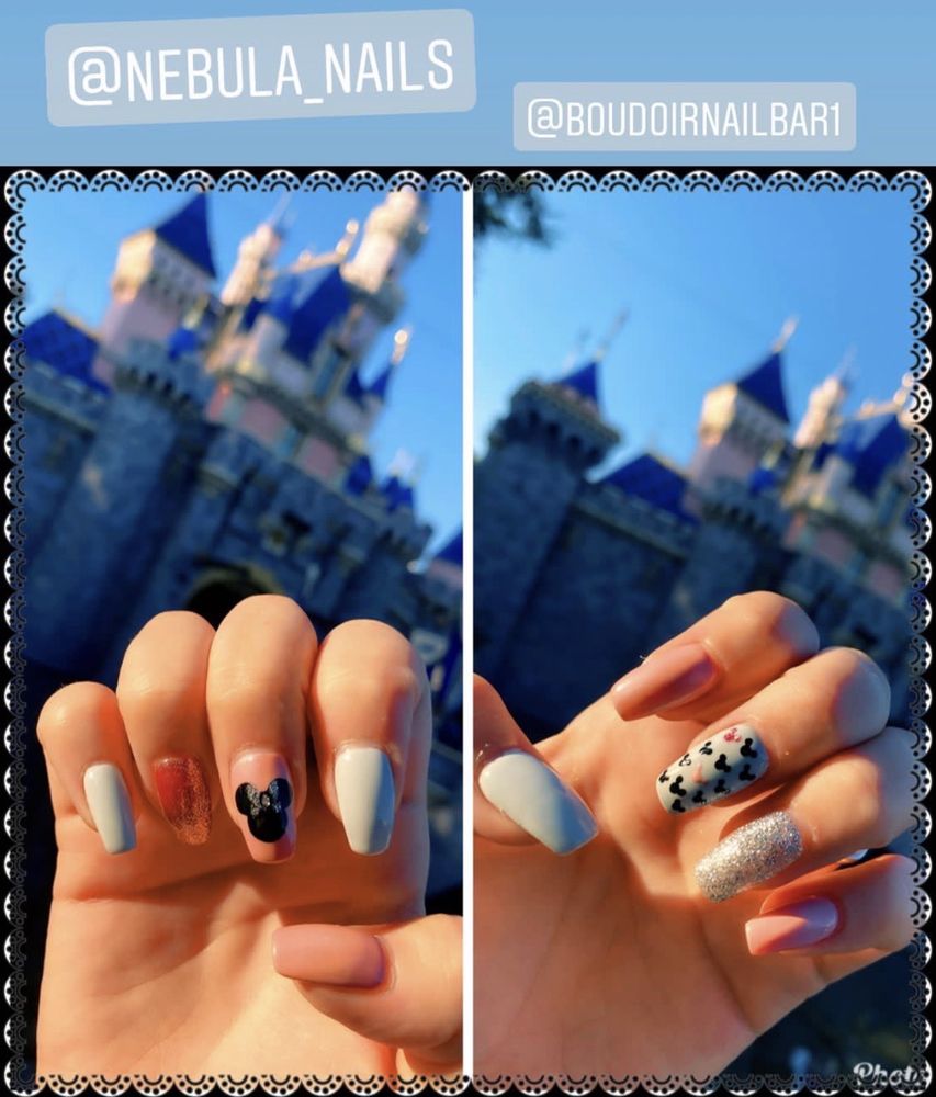 Nebula's Nail Sanctuary Logo