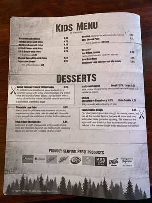 Menu photo 2 Tippy Canoes Osceola, WI Menu photo 2 Tippy Canoes Osceola, WI