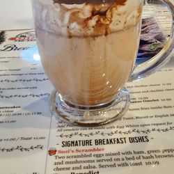 Trickle Creek at Hocking Hills - Hot chocolate? Yeah, right, it was more like cold chocolate...