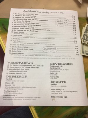 Menu photo 1 Habanero Mexican Grill Collins, MS