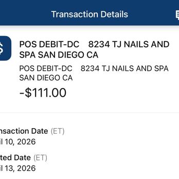 TJ Nails & Spa - Payment - Nail Salons Near Me - San Diego, California TJ Nails & Spa - Payment - Nail Salons Near Me - San Diego, California