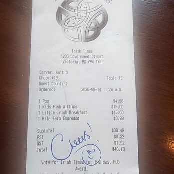 Irish Times Pub - Irish Pub Near Me - Victoria, British Columbia