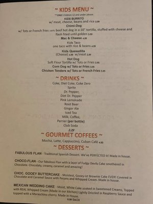 Menu photo 2 Cafe Capistrano Mexican Restaurant Raleigh, NC Menu photo 2 Cafe Capistrano Mexican Restaurant Raleigh, NC