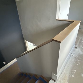 BobbyC's Handy Craftsman - White oak stair trim - Cabinetry Near Me