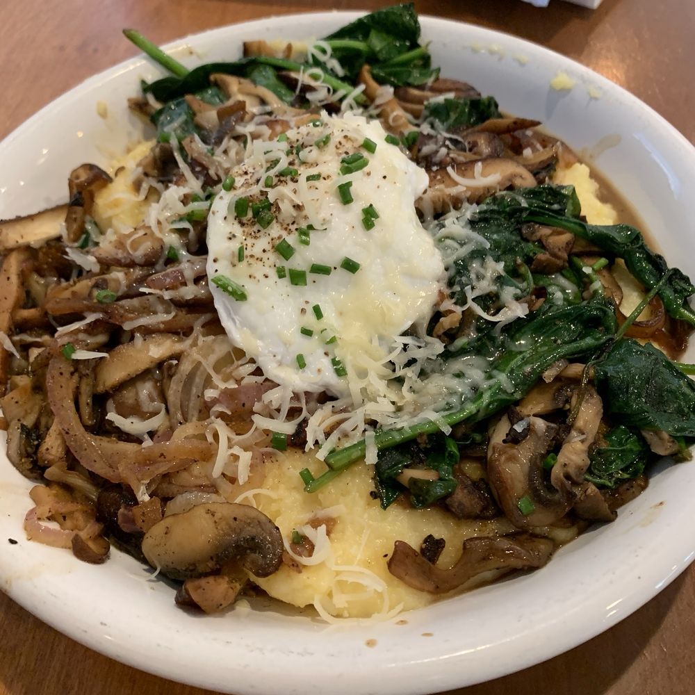 Kitchenette - Mushroom Polenta - Breakfast & Brunch Near Me - Templeton, California Kitchenette - Mushroom Polenta - Breakfast & Brunch Near Me - Templeton, California