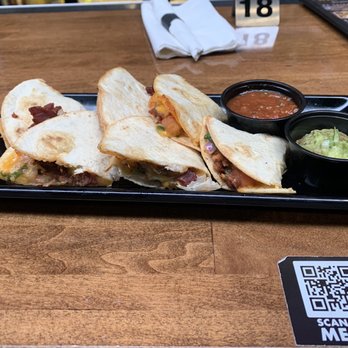 Flix Brewhouse - Des Moines - Brisket Quesadilla - Breweries Near Me - Des Moines, Iowa