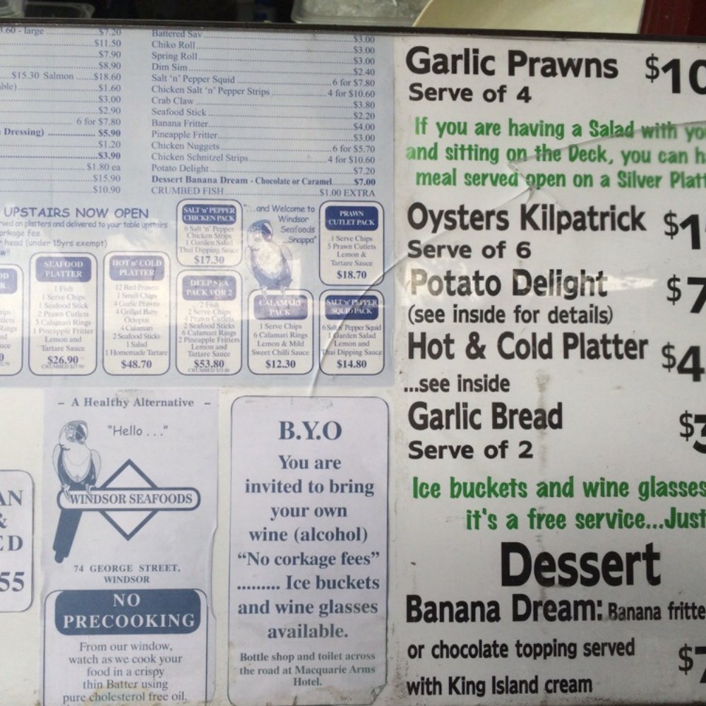 Windsor Seafoods - Seafood Near Me - Windsor, NSW