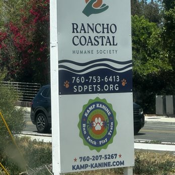 Rancho Coastal Humane Society - Sign - Animal Shelters Near Me - Encinitas, California Rancho Coastal Humane Society - Sign - Animal Shelters Near Me - Encinitas, California