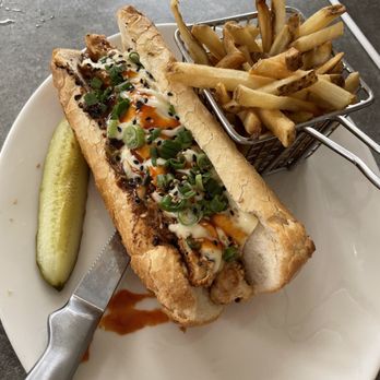 Yard House - Grilled Korean Barbecue Beef cheesesteak!! So good - Bars Near Me - Hallandale Beach, Florida Yard House - Grilled Korean Barbecue Beef cheesesteak!! So good - Bars Near Me - Hallandale Beach, Florida