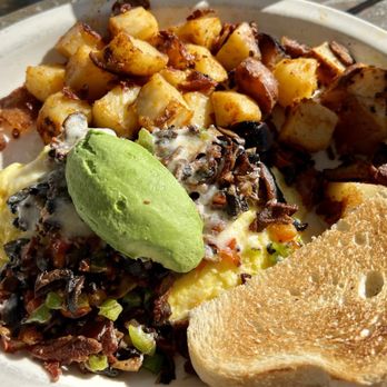 Mrs. Olson's Coffee Hut - Bill Giron omelette with Mrs. Olsen's potatoes and a side of toast - YUMM! - American Near Me - Oxnard, California Mrs. Olson's Coffee Hut - Bill Giron omelette with Mrs. Olsen's potatoes and a side of toast - YUMM! - American Near Me - Oxnard, California
