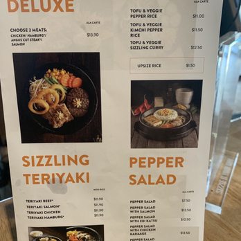 Pepper Lunch - Menu as of 8/5/22 - Japanese Near Me - Alhambra, California Pepper Lunch - Menu as of 8/5/22 - Japanese Near Me - Alhambra, California
