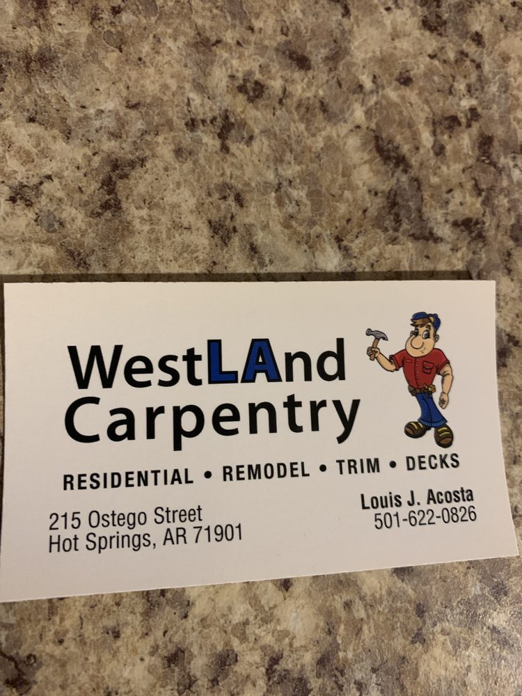 WESTLAND CONSTRUCTION Updated July 2024 215 Ostego St, Hot Springs