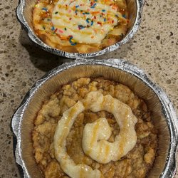 Droosserts Cookies and More - Birthday Cake and Snickerdoodle Cookies. They are big 6" diameter cookies for $5. If you are near Crimson and Southern stop and enjoy.