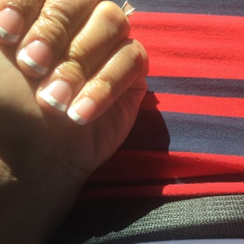 Tj Nails - Natural nails manicure and French tip. She did these crazy fast! Ask for Kim! - Nail Salons Near Me - Wichita, Kansas Tj Nails - Natural nails manicure and French tip. She did these crazy fast! Ask for Kim! - Nail Salons Near Me - Wichita, Kansas