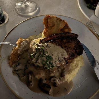 Quiora - Pork chop with polenta - Italian Near Me - Honolulu, Hawaii