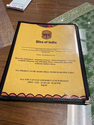 Menu photo 4 Slice of India Clovis, CA