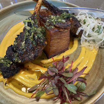 Lucuma Kitchen and Bar - lamb chops - Peruvian Near Me - Oakland, California Lucuma Kitchen and Bar - lamb chops - Peruvian Near Me - Oakland, California