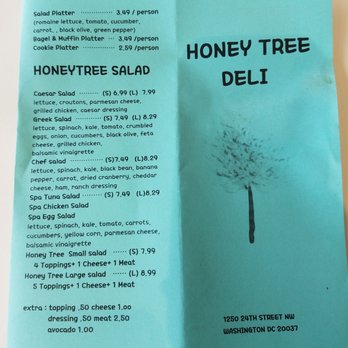 Honey Tree Deli - Menu - Coffee & Tea Near Me - Washington, DC, District of Columbia Honey Tree Deli - Menu - Coffee & Tea Near Me - Washington, DC, District of Columbia