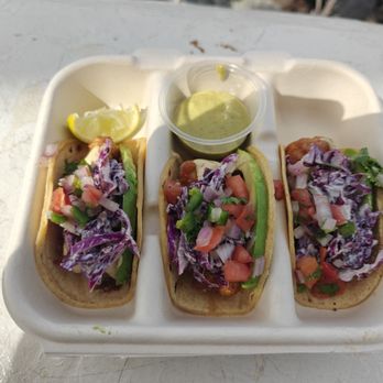 Dockside Fish - 3 fish tacos - Seafood Near Me - San Diego, California Dockside Fish - 3 fish tacos - Seafood Near Me - San Diego, California