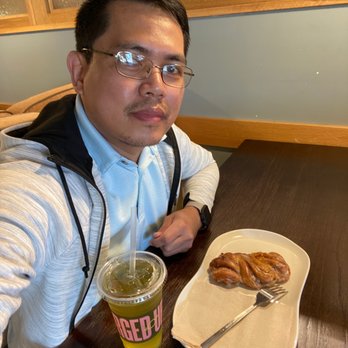 Panera Bread - Enjoying Pecan Braid and Passion Papaya Green Tea - Salad Near Me - Jacksonville, Florida Panera Bread - Enjoying Pecan Braid and Passion Papaya Green Tea - Salad Near Me - Jacksonville, Florida
