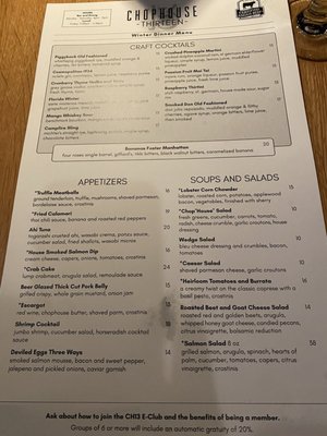 Menu photo 7 ChopHouse Thirteen Jacksonville, FL Menu photo 7 ChopHouse Thirteen Jacksonville, FL