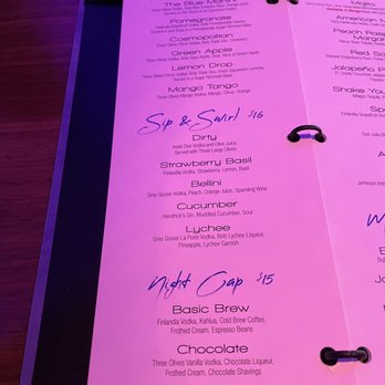 Blue Martini Lounge - Drink menu- 1/2 price for happy hour - Lounges Near Me - Orlando, Florida Blue Martini Lounge - Drink menu- 1/2 price for happy hour - Lounges Near Me - Orlando, Florida
