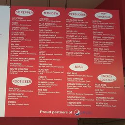 Base soda flavors