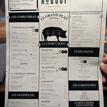 Restaurant Boucherie AuGust - Menu - Swiss Food Near Me - Zürich, ZH Restaurant Boucherie AuGust - Menu - Swiss Food Near Me - Zürich, ZH
