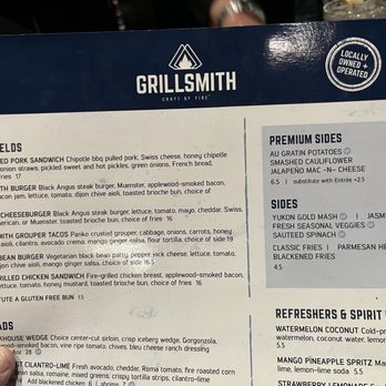 Grillsmith - Countryside - Menú - Steakhouses Near Me - Clearwater, Florida