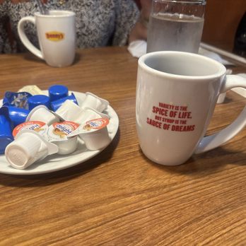 Denny's - When you sit down, FIRST things FIRST- HOT COFFEE - American Near Me - North Hollywood, California Denny's - When you sit down, FIRST things FIRST- HOT COFFEE - American Near Me - North Hollywood, California