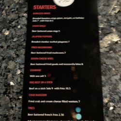 The 5th of Novi - Menu