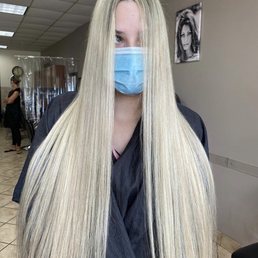 Hair, blonde hair, long hair, hair salon, beauty salon, haircut