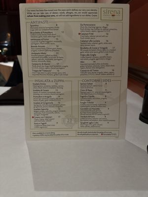 Menu photo 6 Sirena Virginia Beach, VA
