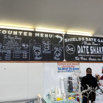 Shields Date Garden - Best Date Shakes around. Old fashion way. - Fruits & Veggies Near Me - Indio, California Shields Date Garden - Best Date Shakes around. Old fashion way. - Fruits & Veggies Near Me - Indio, California
