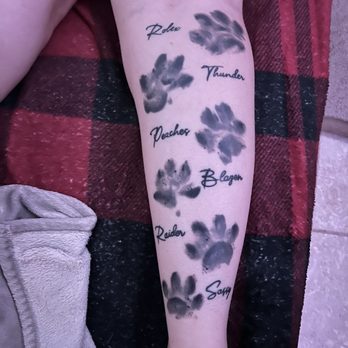 Frontier Tattoo Company - My Dogs Pawprints - Tattoo Near Me - San Tan Valley, Arizona Frontier Tattoo Company - My Dogs Pawprints - Tattoo Near Me - San Tan Valley, Arizona