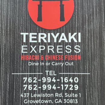 Teriyaki Express - Menu - Japanese Near Me - Grovetown, Georgia Teriyaki Express - Menu - Japanese Near Me - Grovetown, Georgia