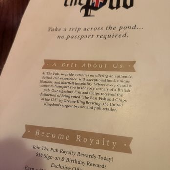 The Pub - Orlando - Menu - British Near Me - Orlando, Florida The Pub - Orlando - Menu - British Near Me - Orlando, Florida