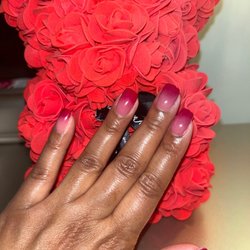 Paris Nail Bar - Valentine's style Ombré SNS by Brittany.