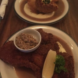Chicken snitzel and Pork chop Chicken snitzel and Pork chop